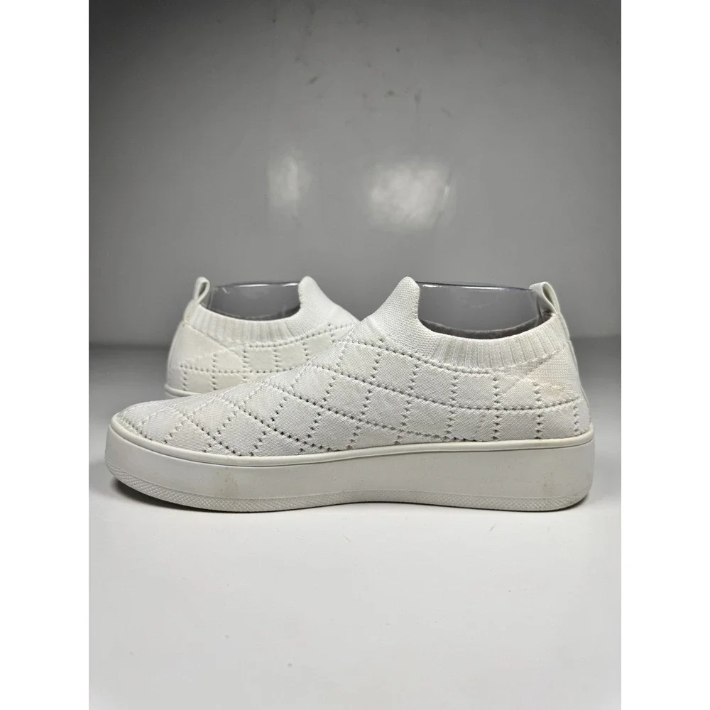 Steve Madden Branson BRAN08S1 Sneakers Womens 10 M White Low Top Slip On Shoes